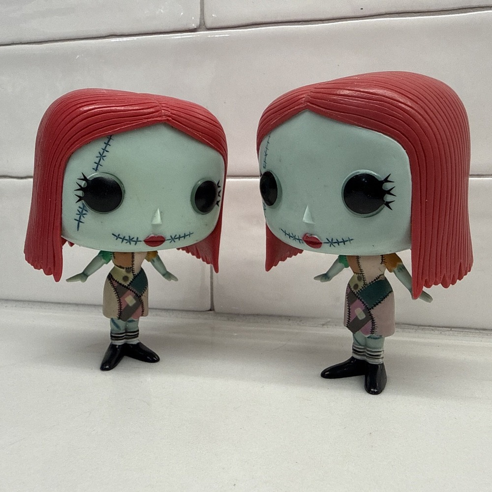 Lot Of 2 Funko POP! Disney The Nightmare Before Christmas Sally #16 Vinyl Figure